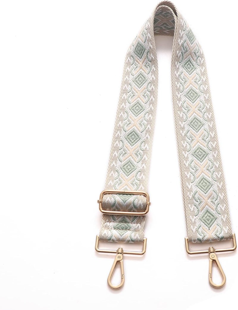 S-Jacorry Purse Strap Replacement Crossbody Wide Shoulder Strap Adjustable Canvas Straps Handbag Strap Replacement Belts - Image 5
